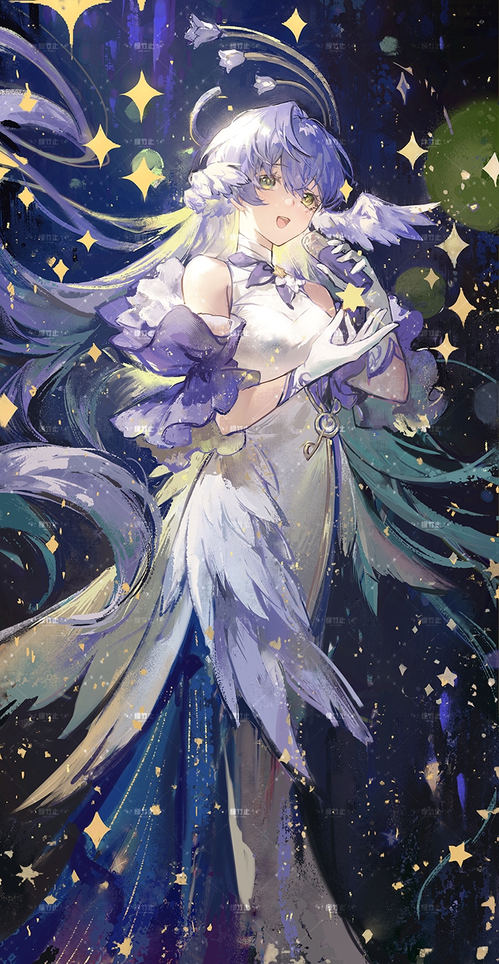 robin (honkai and 1 more) drawn by lv_zhu_xuan