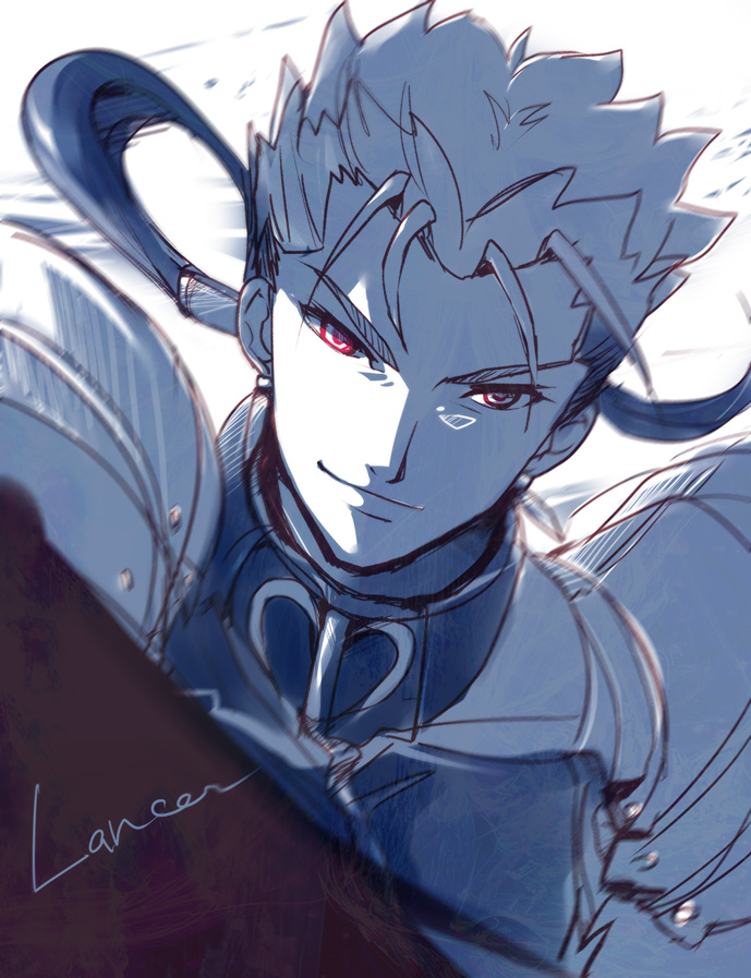cu chulainn (fate and 1 more) drawn by nochi_(jyunchi)