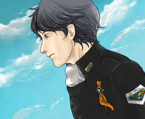 yang wen-li (ginga eiyuu densetsu) drawn by ube