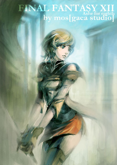 ashelia b'nargin dalmasca (final fantasy and 1 more) drawn by mos