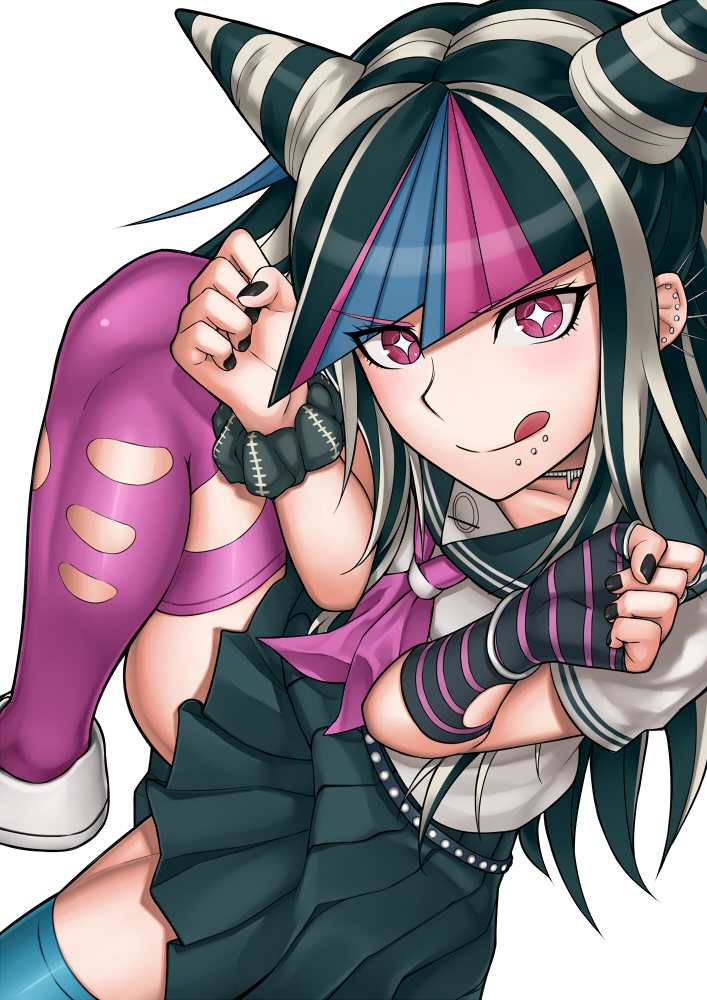 mioda ibuki (danganronpa and 1 more) drawn by gonoike_biwa
