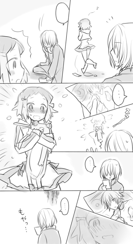 yunoha thrul, jin musou, tama, and amata sora (aquarion and 1 more) drawn by hani_(udauda)
