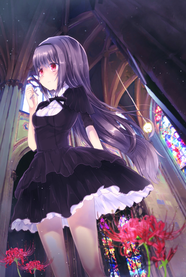akemi homura and homulilly (mahou shoujo madoka magica and 1 more) drawn by shiramori_sawa