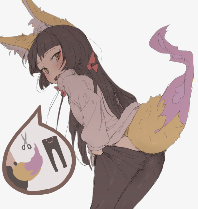 loli fox girl (original) drawn by mdf_an