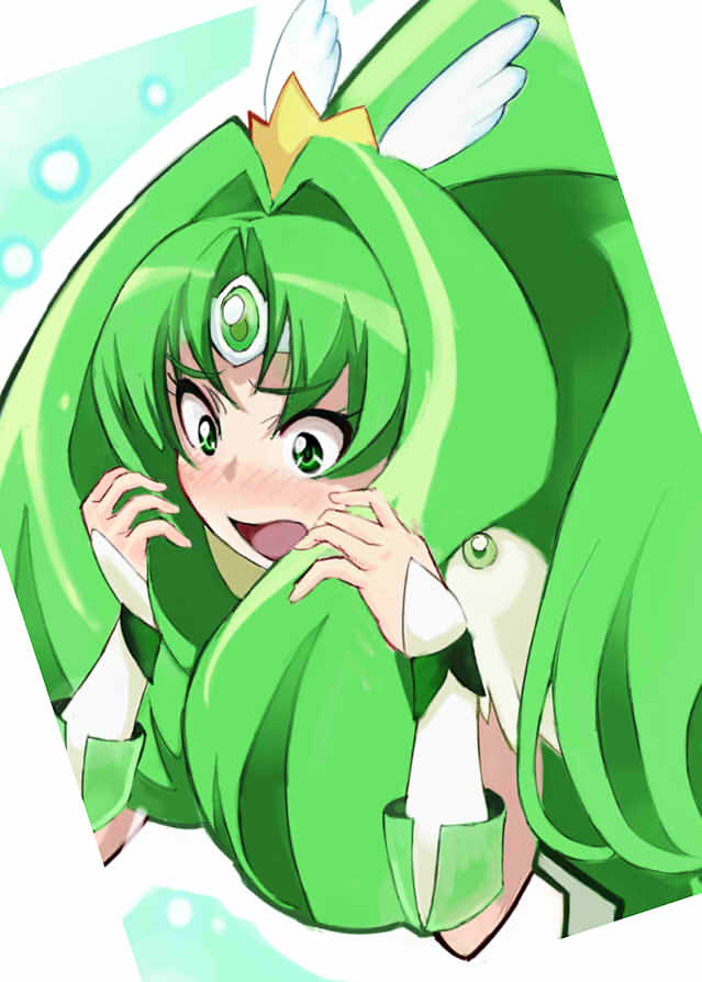 midorikawa nao and cure march (precure and 1 more) drawn by asakura_itaru