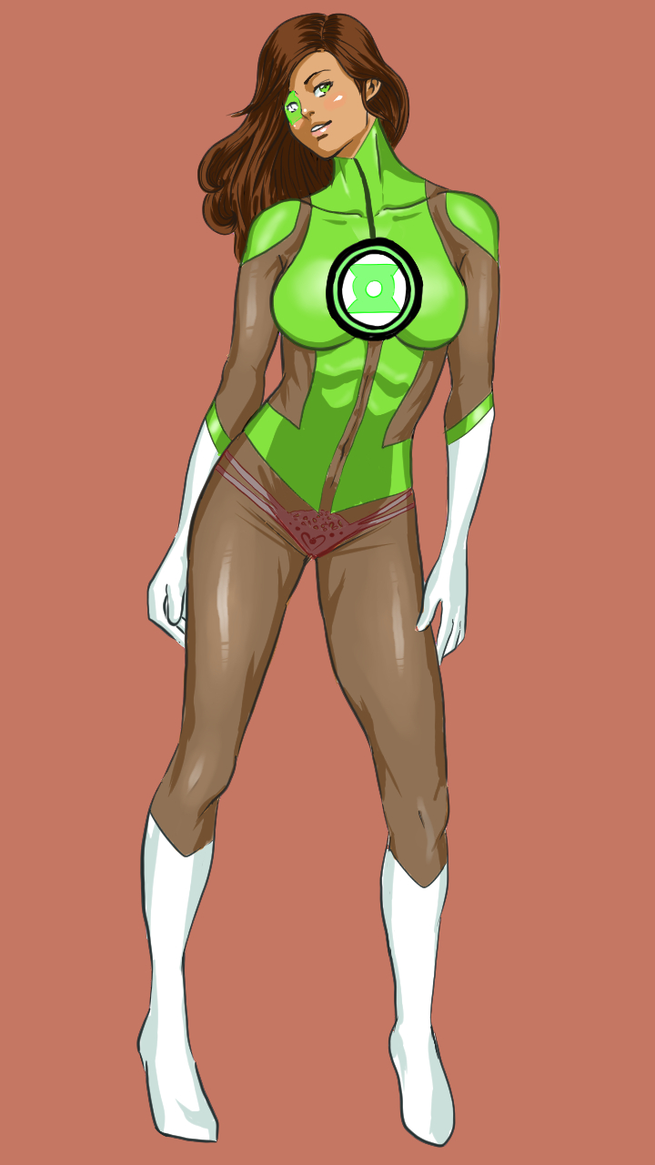green lantern and jessica cruz (dc comics and 1 more) drawn by drawfag