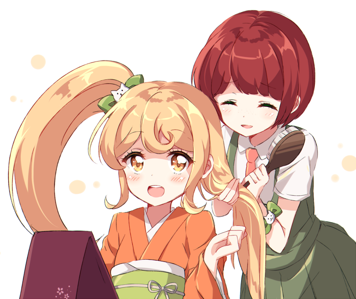 saionji hiyoko and koizumi mahiru (danganronpa and 1 more) drawn by kobeni