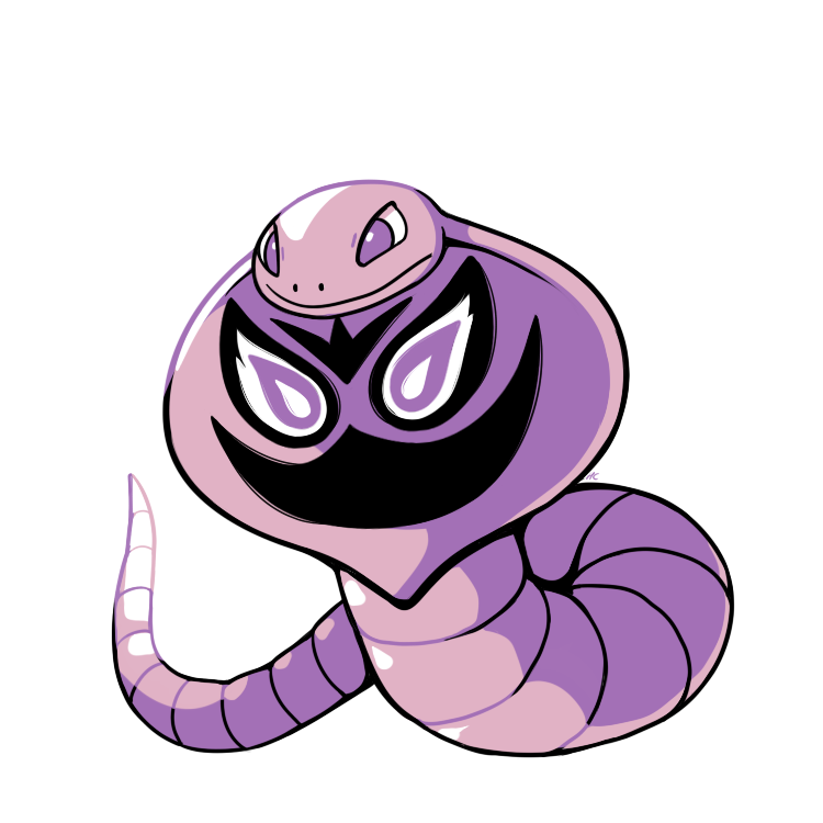 arbok (pokemon and 1 more) drawn by rumwik