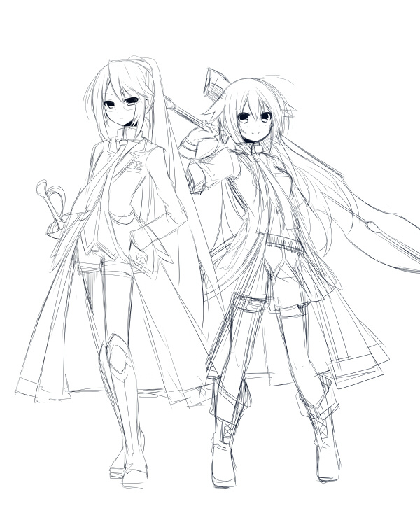 anceril sacred (original and 1 more) drawn by mishima_kurone