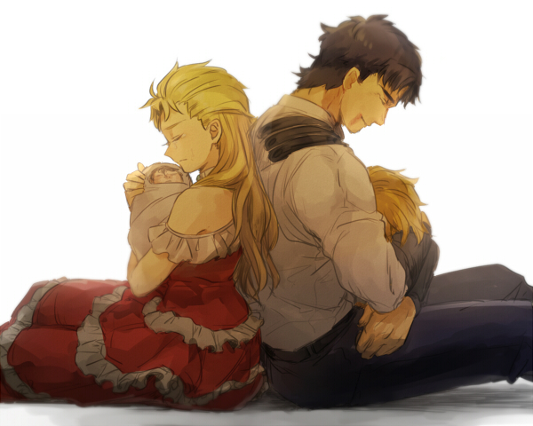 dio brando, jonathan joestar, lisa lisa, and erina pendleton (jojo no kimyou na bouken and 1 more) drawn by ruchi