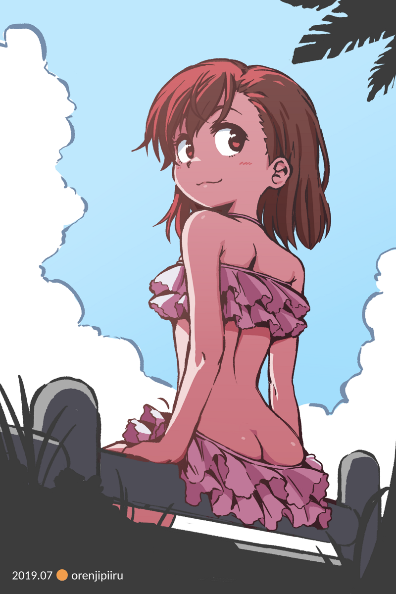 misaka mikoto (toaru majutsu no index and 1 more) drawn by orenjipiiru