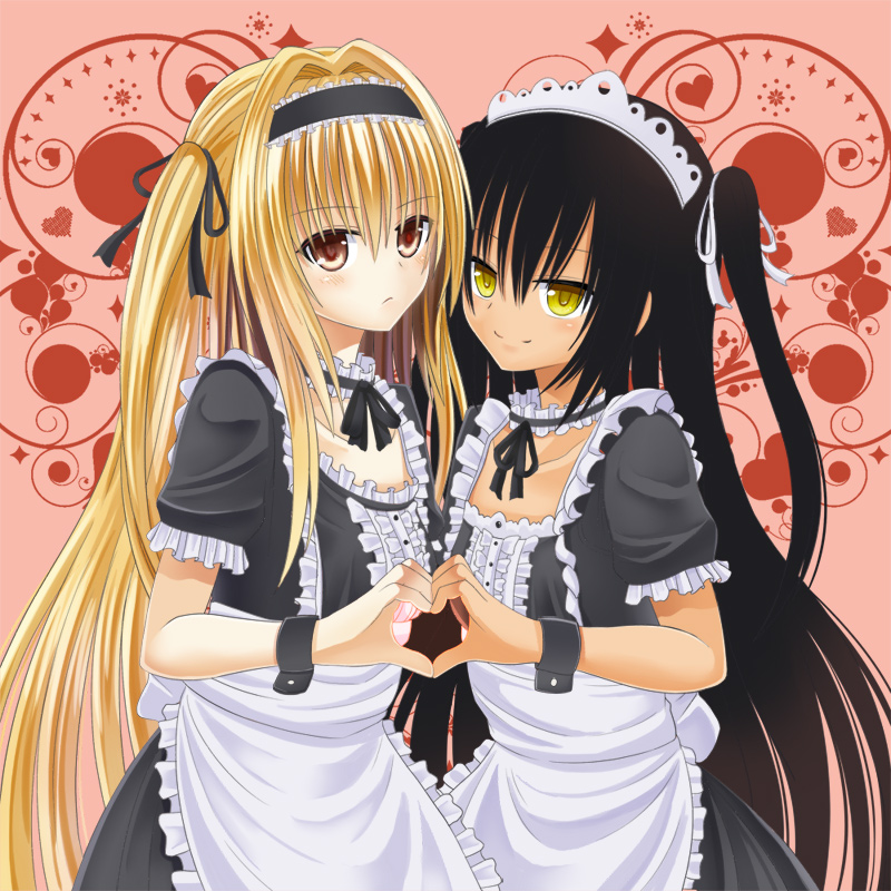 konjiki no yami and master nemesis (to love-ru and 1 more) drawn by shitou_(4h)