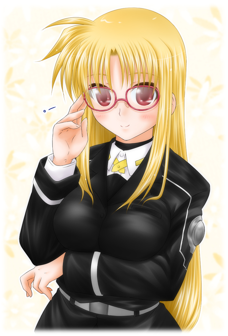 fate testarossa (lyrical nanoha and 1 more) drawn by shinozuki_takumi