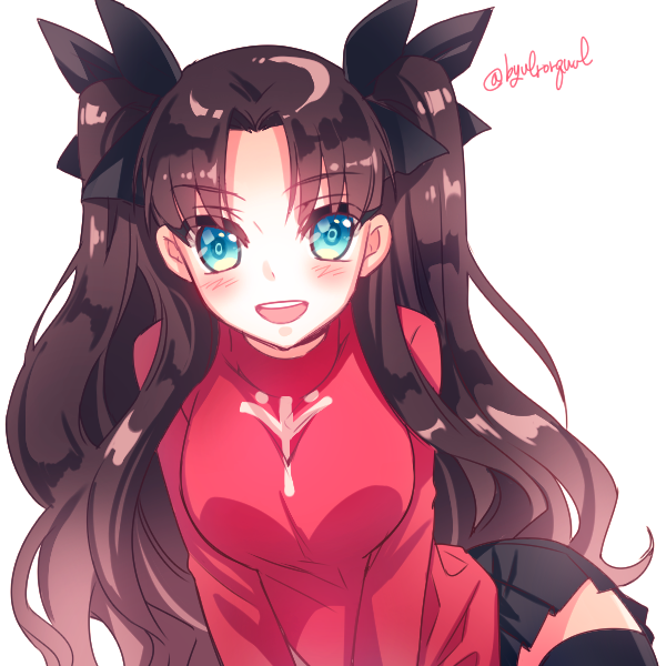 tohsaka rin (fate and 1 more) drawn by byulrorqual