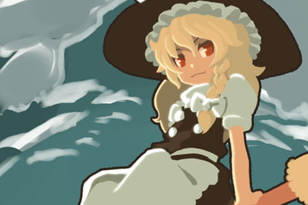 kirisame marisa (touhou) drawn by baraichigo and tk_(nerd-goods.com)