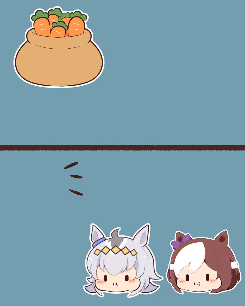 special week and oguri cap (umamusume) drawn by gomashio_(goma_feet)