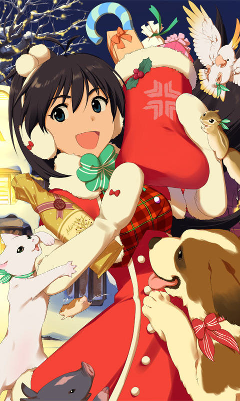 ganaha hibiki, hamuzou, and inumi (idolmaster) drawn by annindoufu_(oicon)