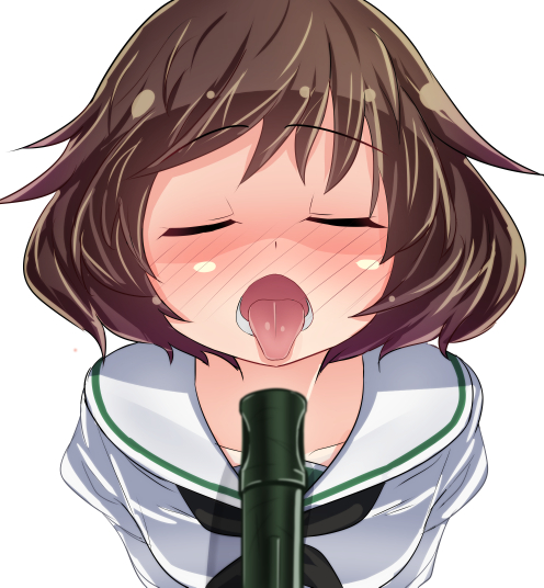 akiyama yukari (girls und panzer) drawn by osasimi_(overloadetna)
