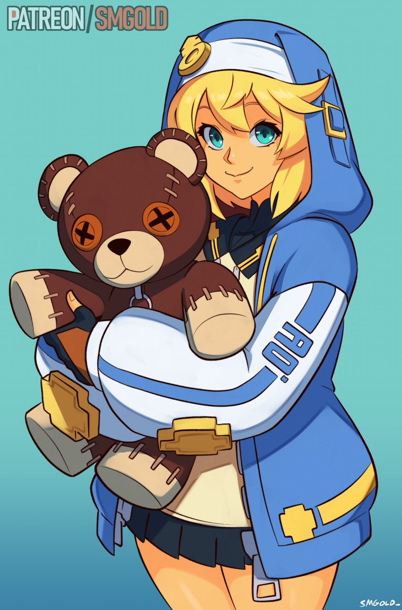 bridget and roger (guilty gear and 1 more) drawn by smgold