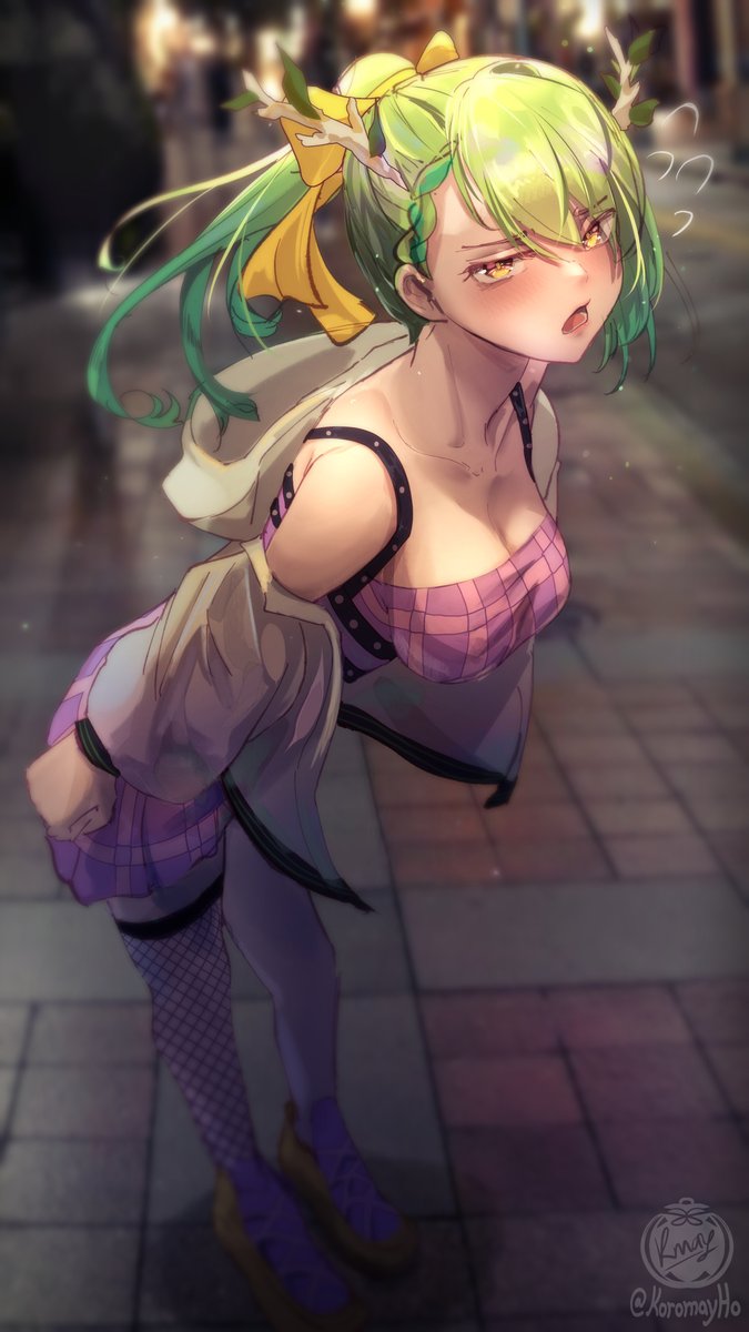 ceres fauna (hololive and 1 more) drawn by koromay_ho