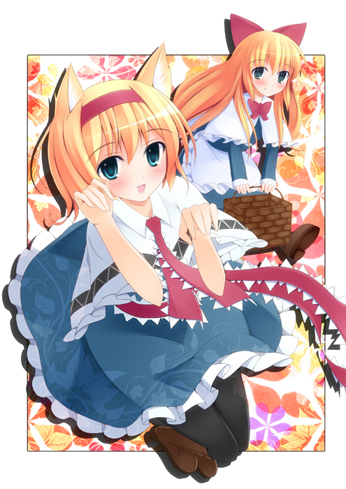 alice margatroid and shanghai doll (touhou) drawn by azure_(capriccio)
