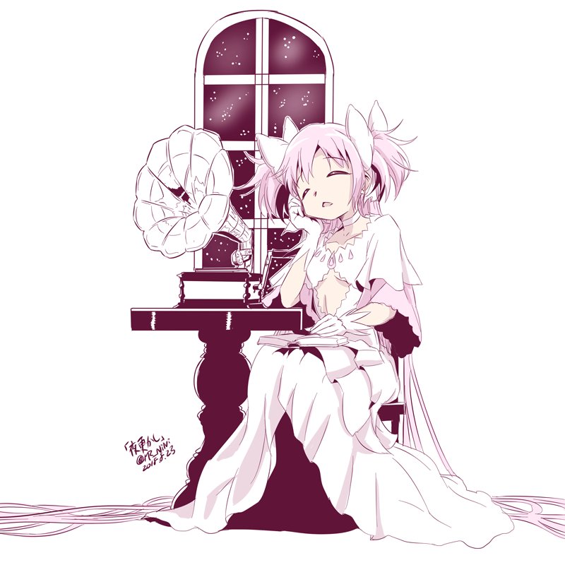 kaname madoka and ultimate madoka (mahou shoujo madoka magica) drawn by mr_nini