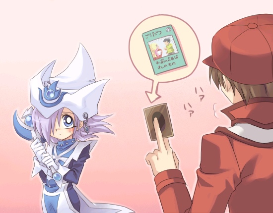 silent magician, silent magician lv4, and konami-kun (yu-gi-oh! and 1 more) drawn by hino_(mooncalf+t)