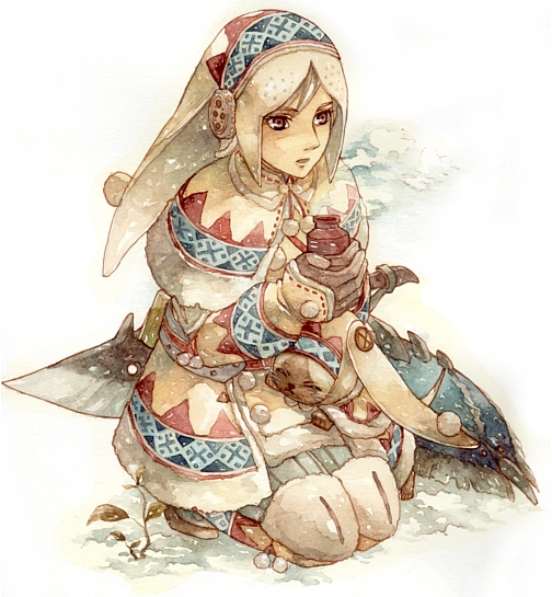 monster hunter (monster hunter and 1 more) drawn by ano_(anomiya)
