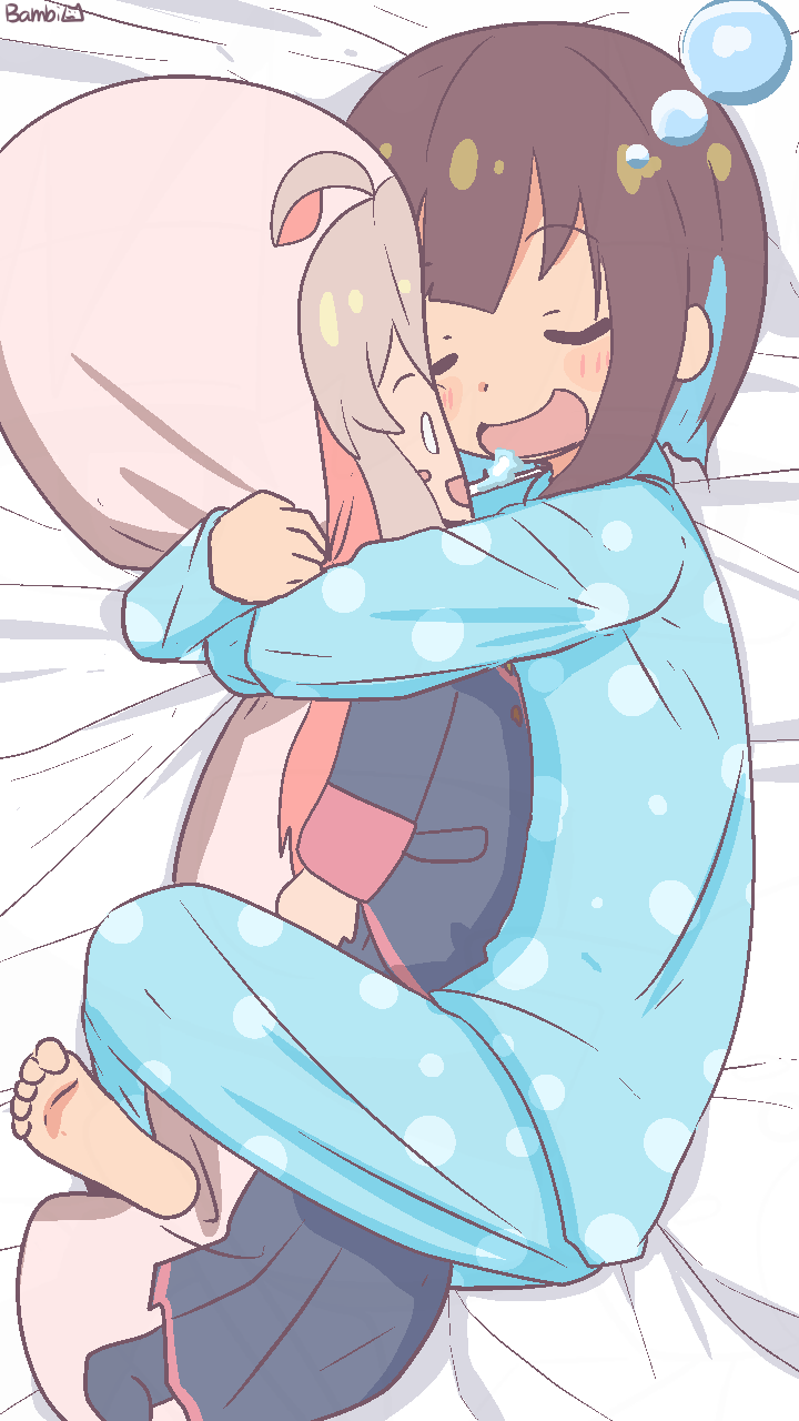 oyama mahiro and hozuki momiji (onii-chan wa oshimai!) drawn by bambi2000line