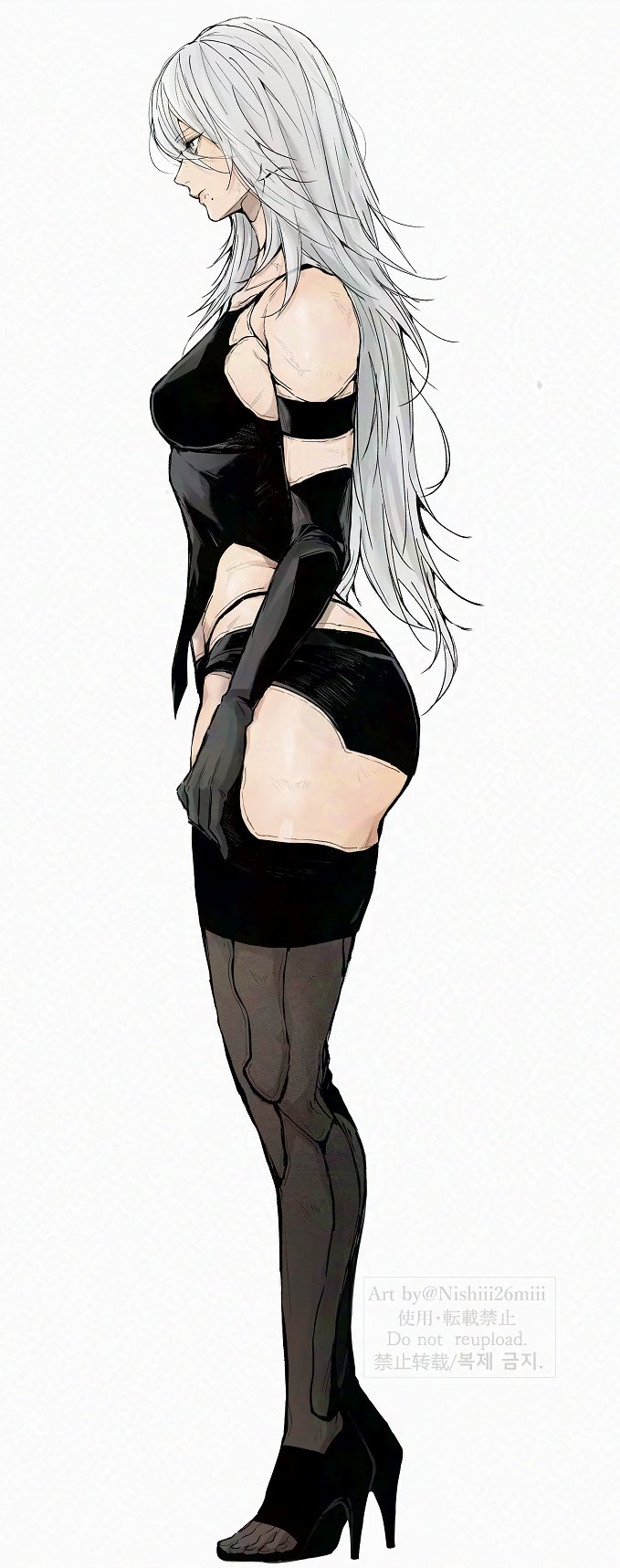 a2 (nier and 1 more) drawn by nishiii26miii