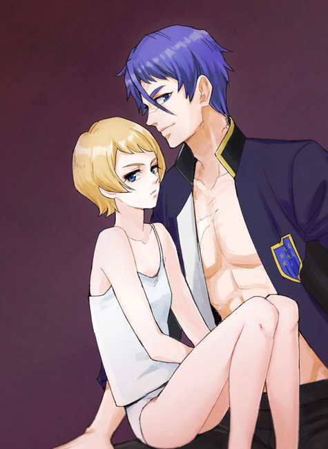 gaelio bauduin and julietta juris (gundam and 1 more) drawn by yasumi_(yyysm_a)
