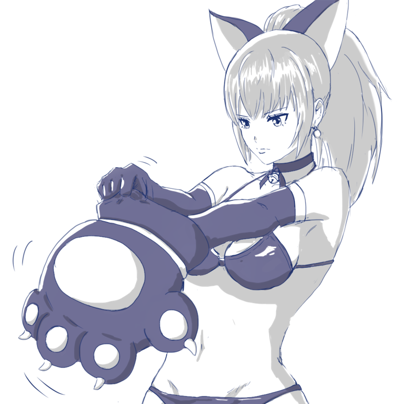 leona heidern (the king of fighters and 4 more) drawn by jizo