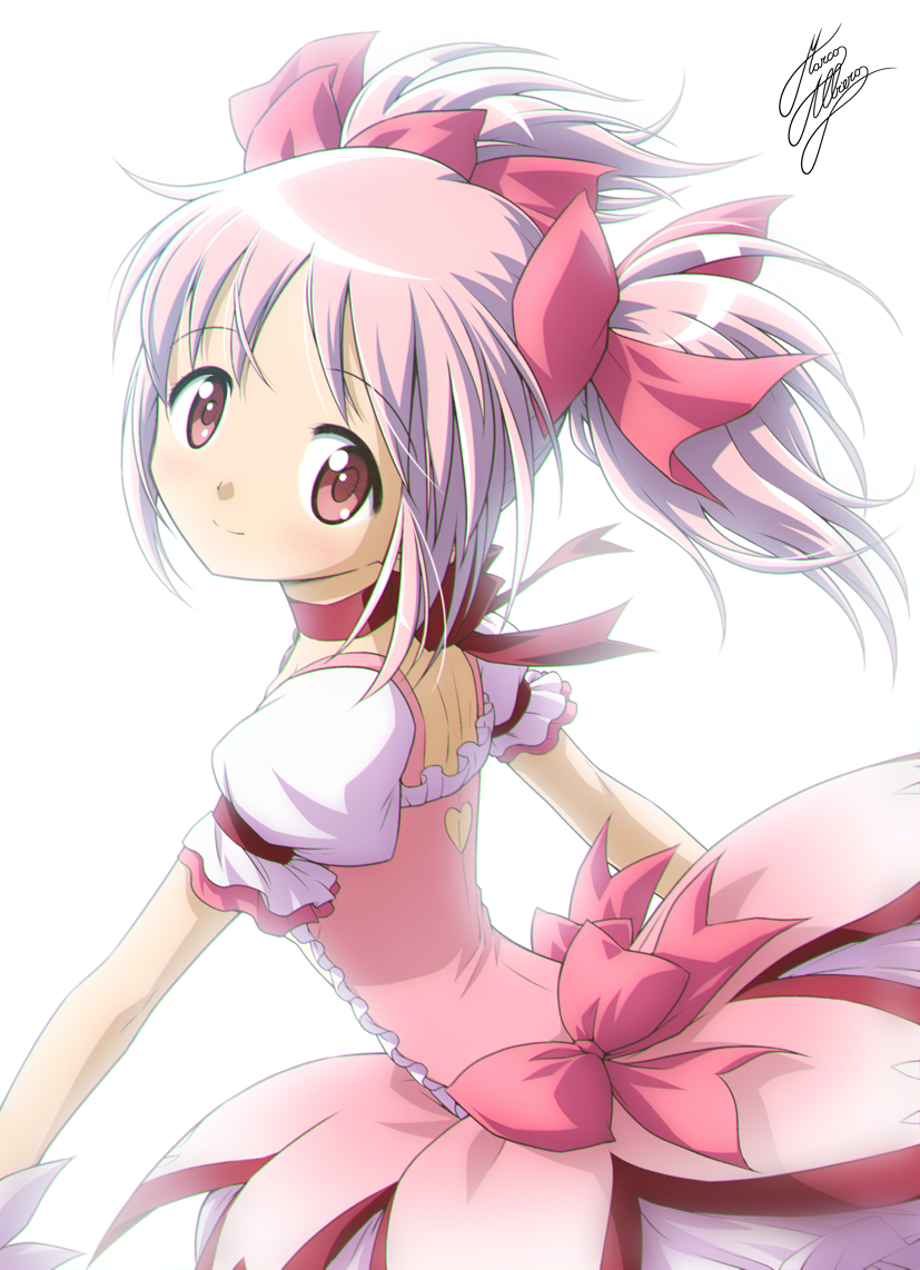 kaname madoka (mahou shoujo madoka magica) drawn by marco_albiero