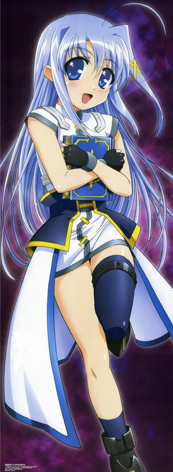 reinforce zwei and book of the azure sky (lyrical nanoha and 3 more) drawn by okuda_yasuhiro