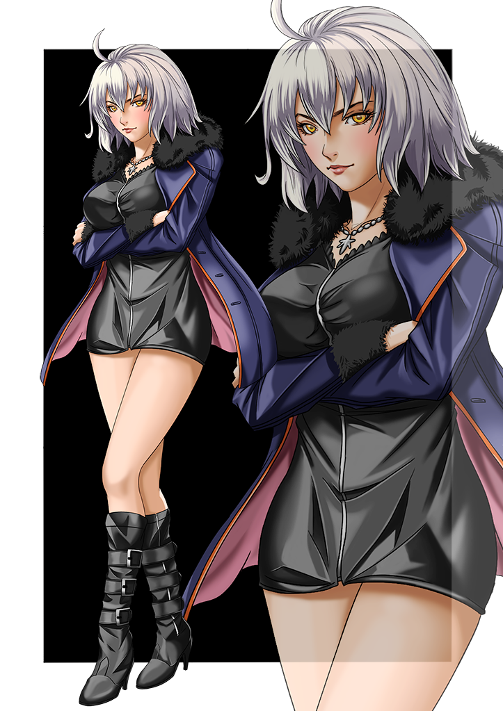 jeanne d'arc alter (fate and 1 more) drawn by kouichi09