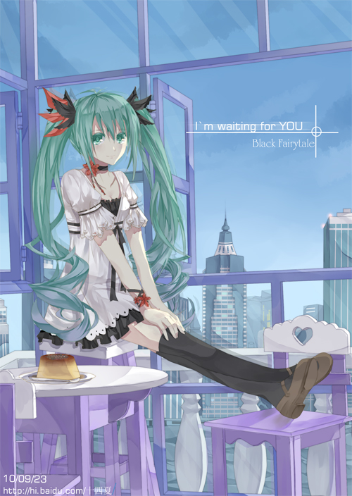 hatsune miku (vocaloid and 1 more) drawn by milkor