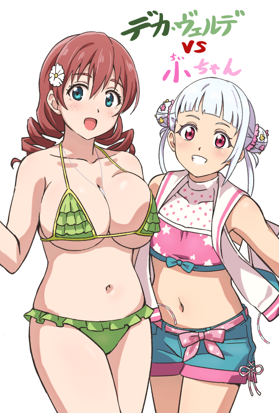 emma verde and arashi chisato (love live! and 2 more) drawn by ankara_(ko_ruto3)