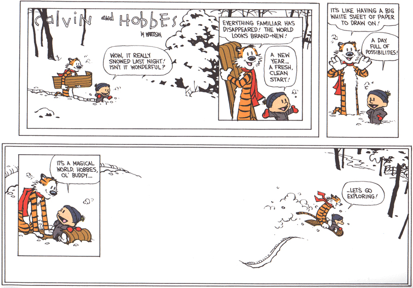 hobbes and calvin (calvin & hobbes) drawn by bill_watterson