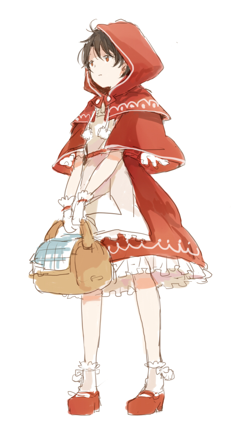 little red riding hood and kaizuka inaho (little red riding hood and 1 more) drawn by zwymm