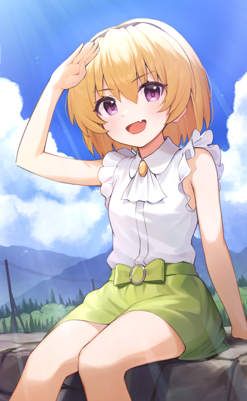 houjou satoko (higurashi no naku koro ni) drawn by mimihachi