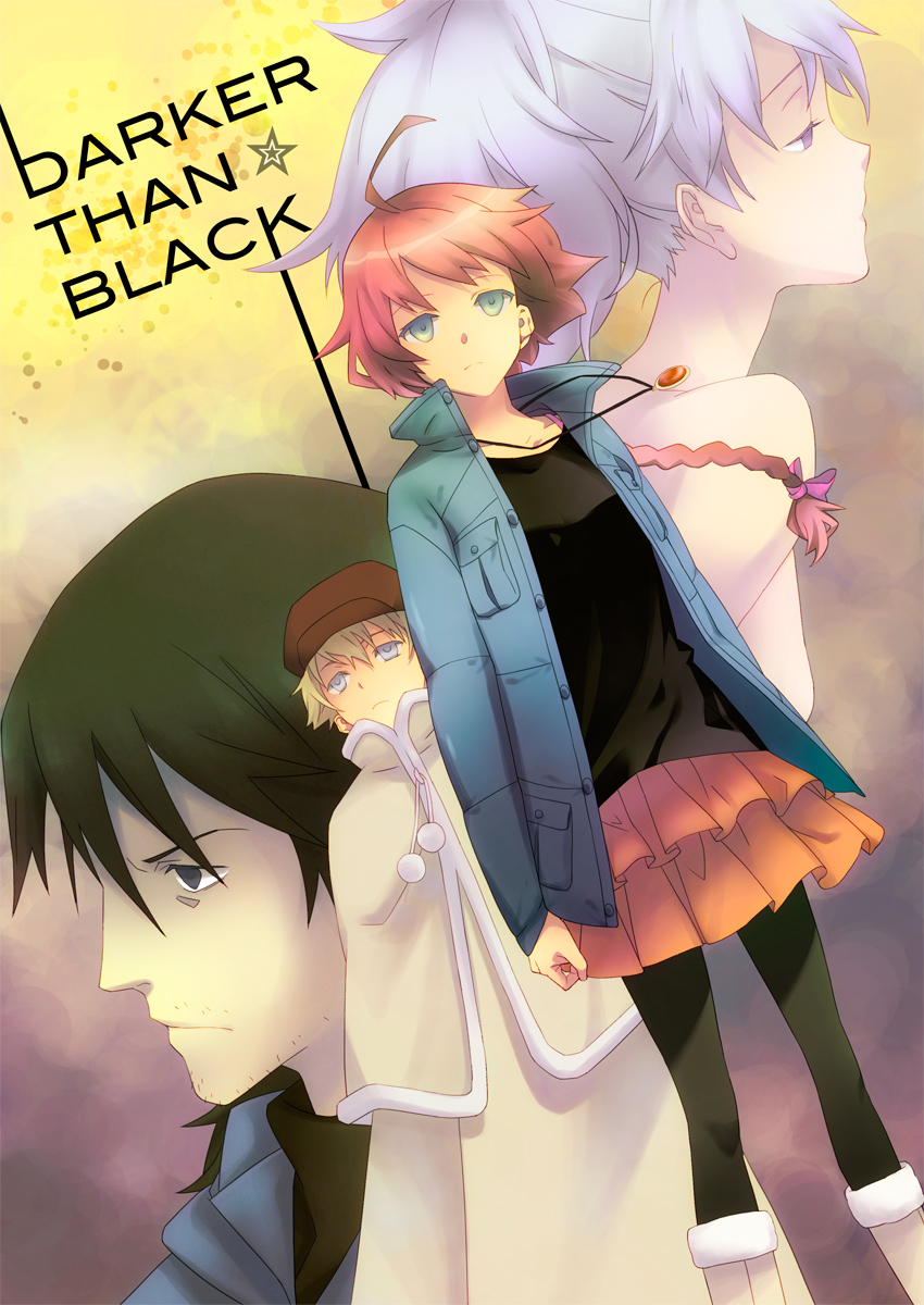 yin, hei, suou pavlichenko, and july (darker than black) drawn by logi_(logica+physica)