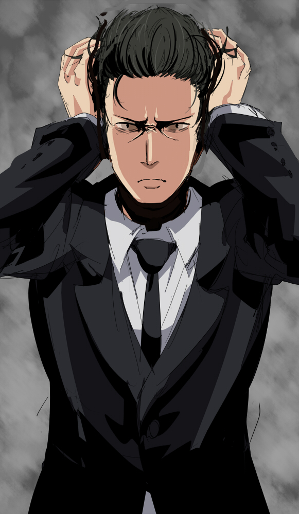 producer (idolmaster and 1 more) drawn by okuba