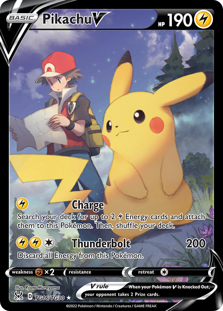 pikachu and red (pokemon and 2 more) drawn by murayama_ryota