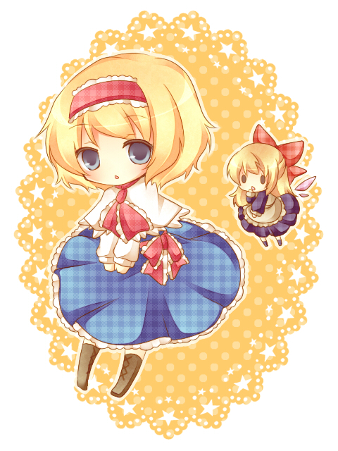 alice margatroid and shanghai doll (touhou) drawn by kureha_goya
