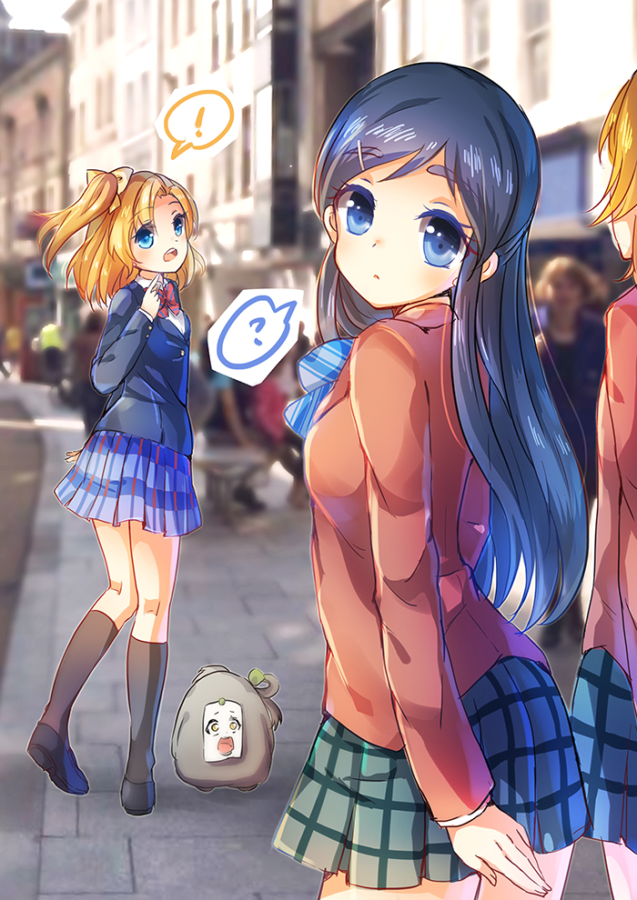 minami kotori, kosaka honoka, misumi nagisa, and yukishiro honoka (love live! and 3 more) drawn by emia_wang