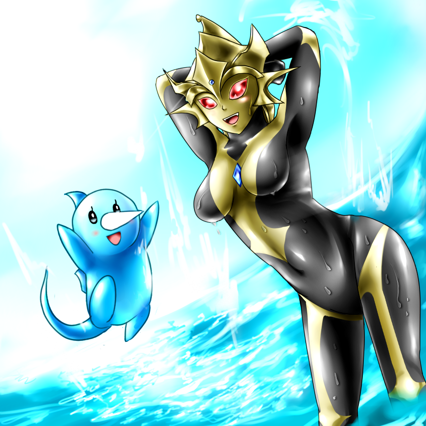 valkie seijin and samekujira (ultra series and 1 more) drawn by comar_(komaaru)