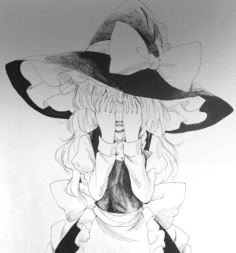 kirisame marisa (touhou) drawn by yururi_nano