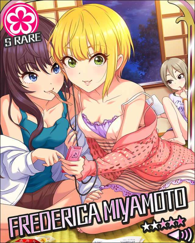 ichinose shiki, miyamoto frederica, and shiomi syuko (idolmaster and 1 more)
