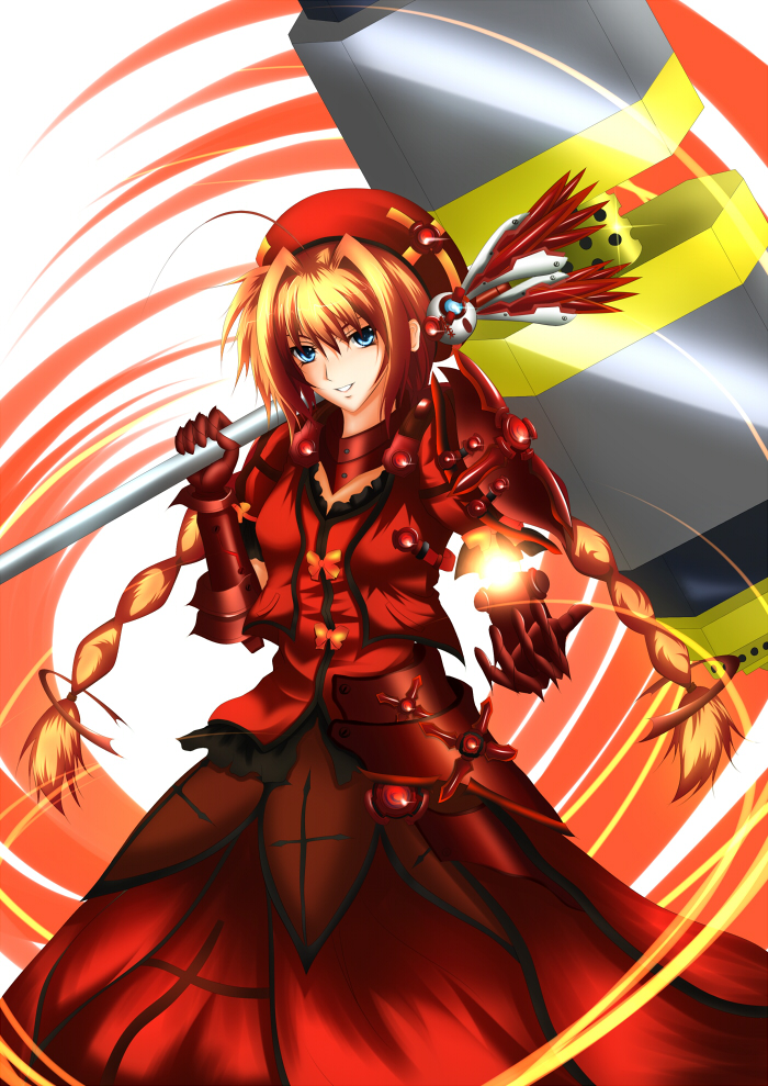 vita and graf eisen (lyrical nanoha and 3 more) drawn by kisaragi_ivi17