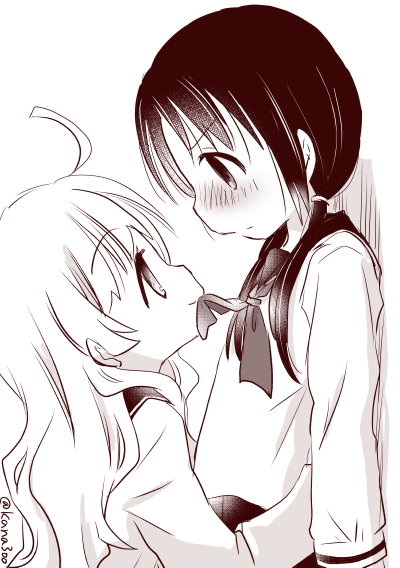 chito and yuuri (shoujo shuumatsu ryokou) drawn by mitou_kana